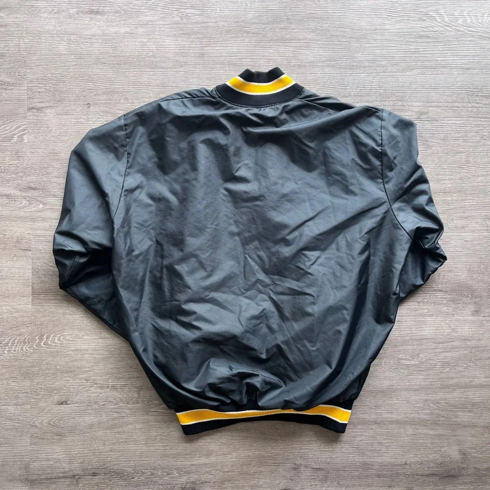 DeLONG Vintage Sportswear Boston Bruins Hockey Jacket Mens Quarter Zip Sz XL